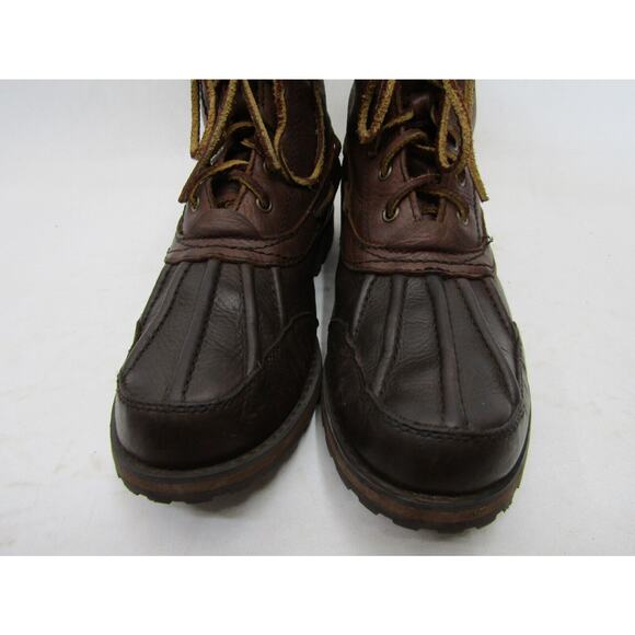 RALPH LAUREN Mens Size 7 D Brown Leather Laces Casual Ankle Winter Boots main image 7